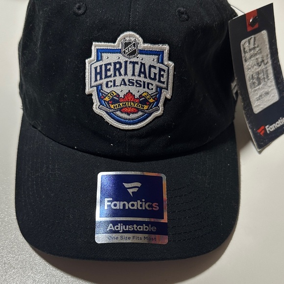 Fanatics Heritage Classic Black Adjustable Cap - Picture 2 of 3